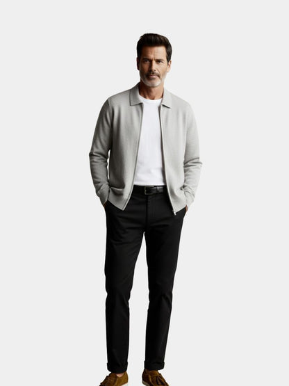 Suéter Heritage con cremallera