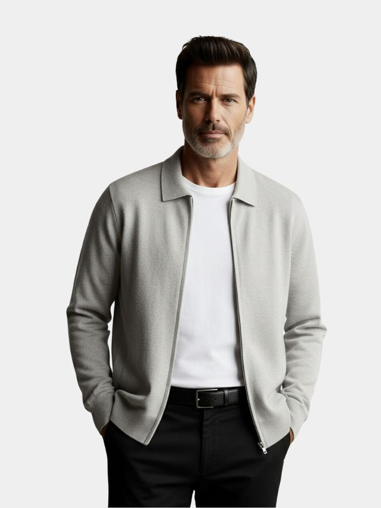 Suéter Heritage con cremallera