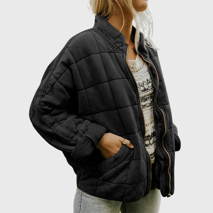 Nalaya | Chaqueta de forro polar acolchada con cremallera