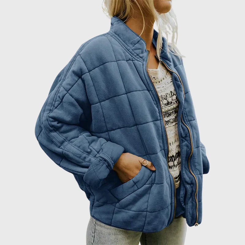 Nalaya | Chaqueta de forro polar acolchada con cremallera