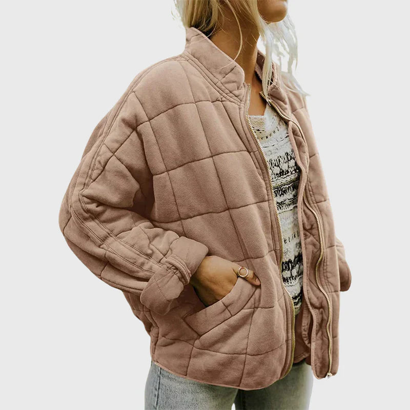 Nalaya | Chaqueta de forro polar acolchada con cremallera