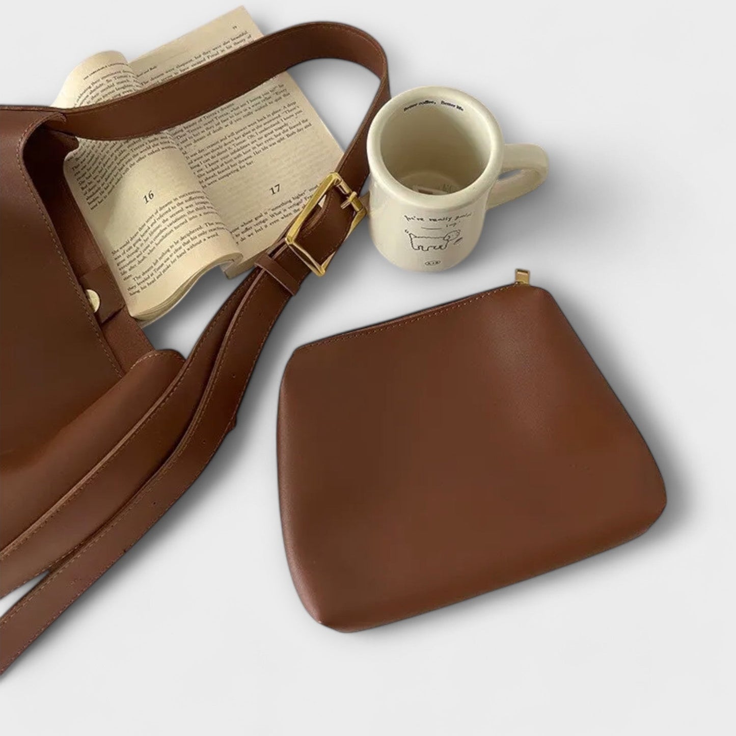 Isidore | Elegante bolso de hombro de cuero