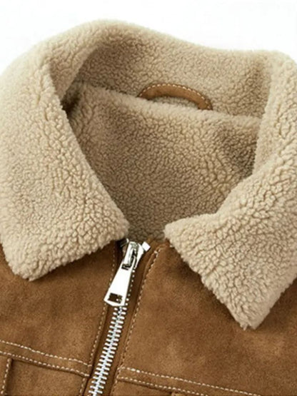 Chaqueta de Forro de Ante Esencial