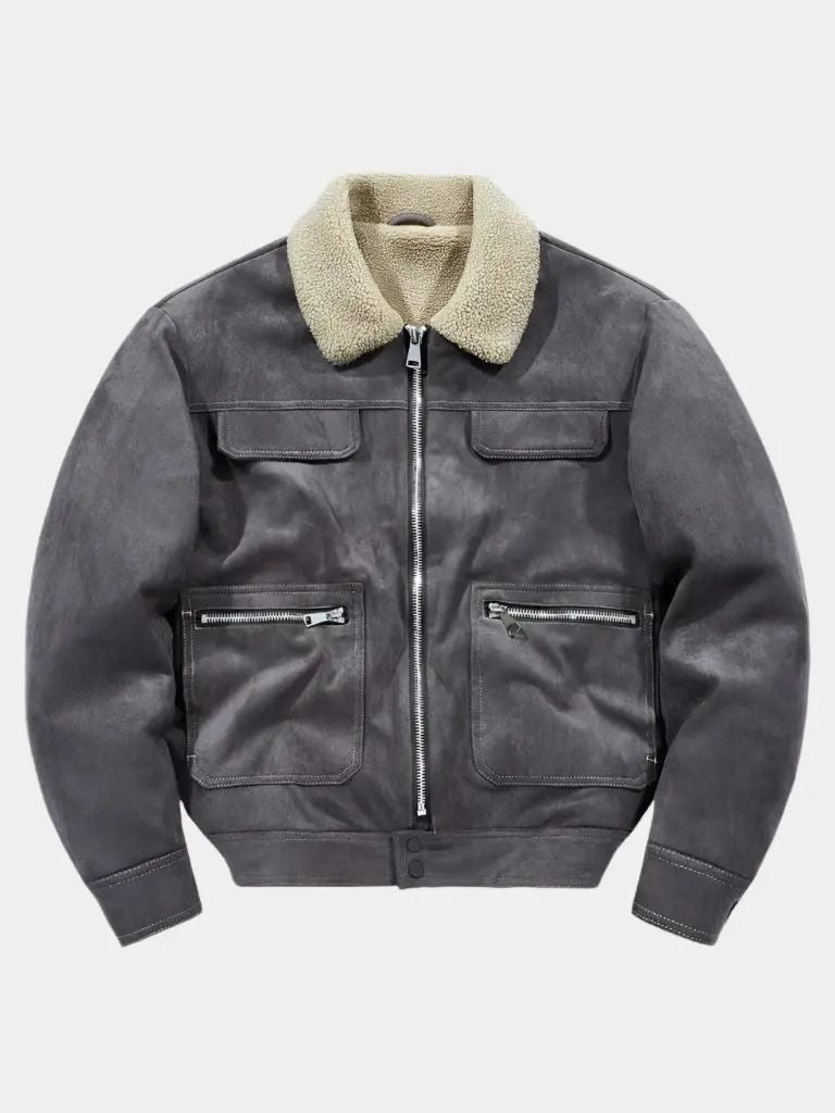 Chaqueta de Forro de Ante Esencial