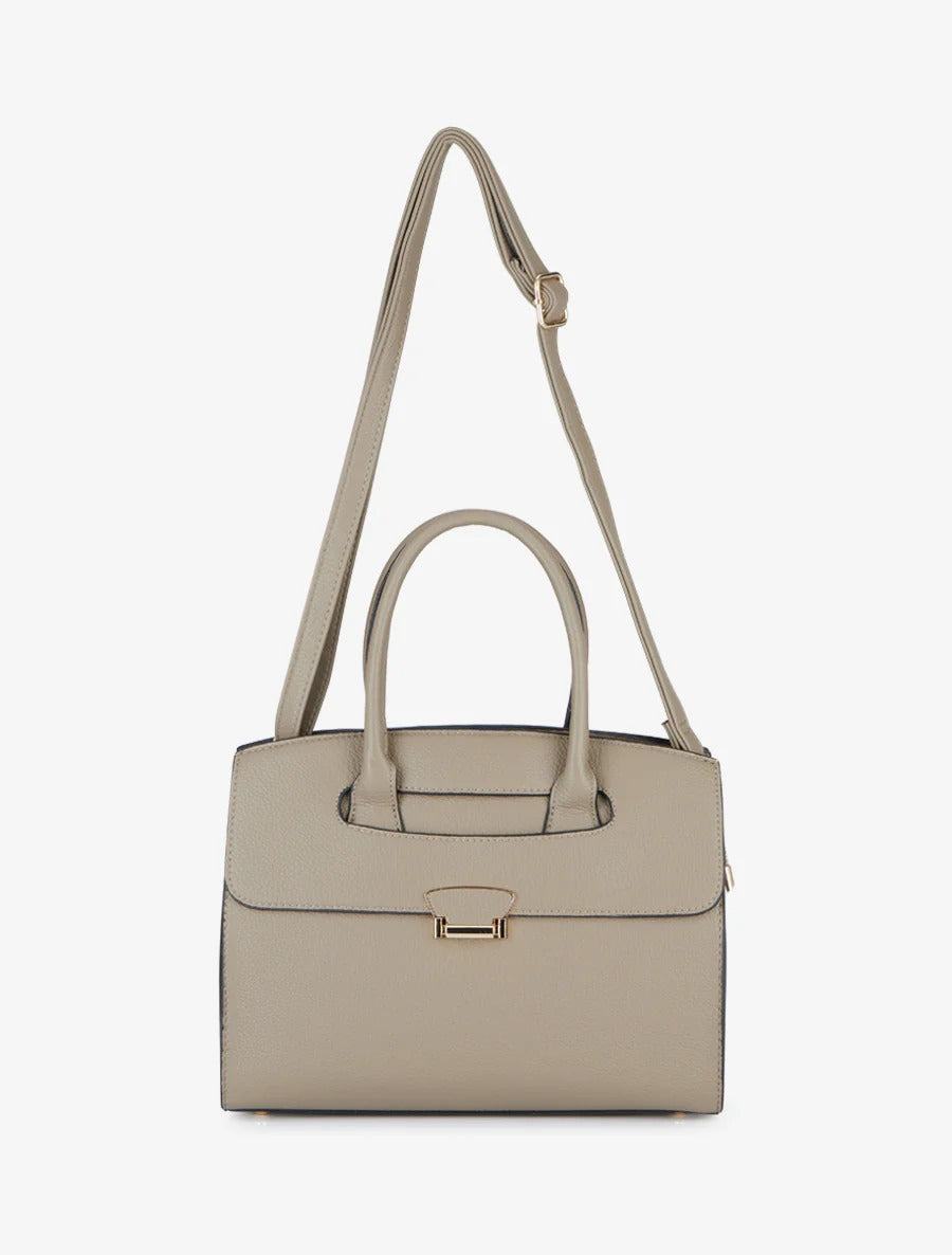 A | BOLSO DE PIEL ELEGANTE