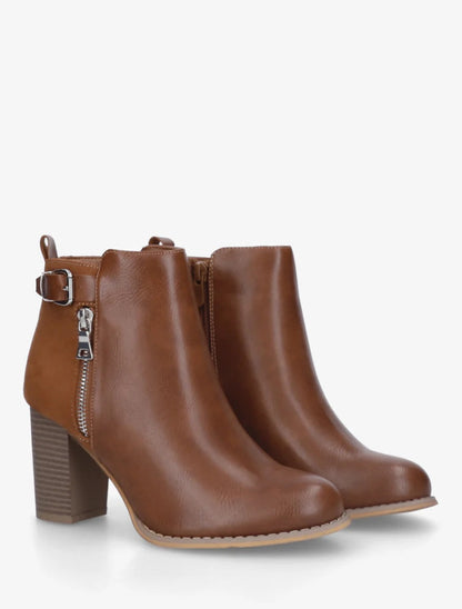 TOBA | BOTINES CON CREMALLERA