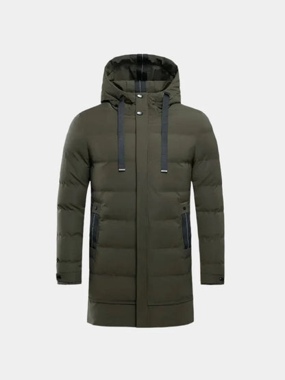 RAU | ABRIGO ACOLCHADO LARGO