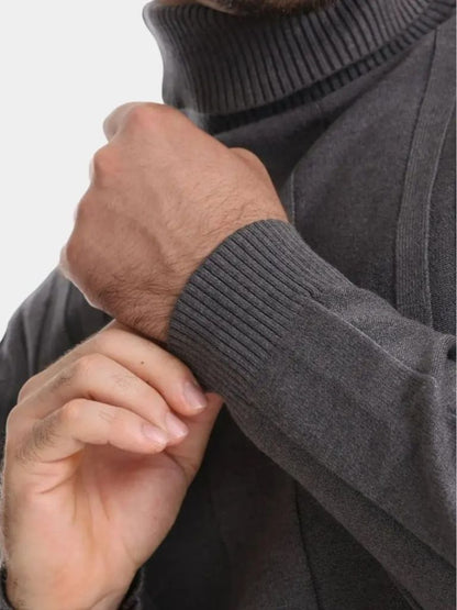 Suéter de Cuello Alto de Punto