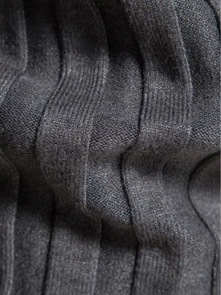 Suéter de Cuello Alto de Punto