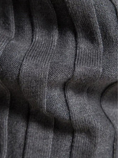 Suéter de Cuello Alto de Punto